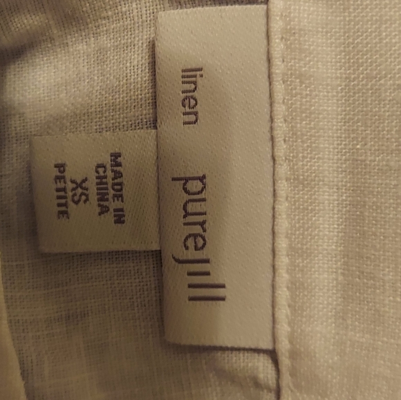 Women's Pure Jill linen top - Picture 4 of 5